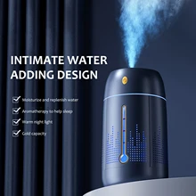 1.2L Air Humidifier Essential Oil Diffuser with Colorful Light Aroma Cool Mist Sprayer Aromatherapy USB Quiet for Bedroom Office