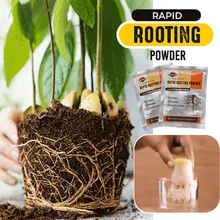 1/2Pcs Quick Rooting Powder Extra Fast Plant Flower Rooter Hormone Powder Growth Transplant Fertilizer Strong Sprout Seed Agent