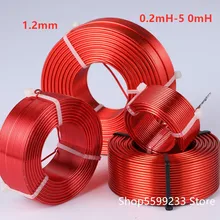 1.2mm hollow core 0.1mH-50mH custom fever inductor coil oxygen-free copper HIFI audio frequency divider DIY selection