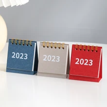 1 Pc 2023 INS Style Retro Calendar Creative Simple Planner Decoration Desk Calendar Simple Desk Diary School Office Supplies