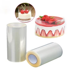 1 Roll Cake Surround Film Transparent Cake Collar Baking Accessories Kitchen Accessories Cake Tools for Mousse Chocolate Pastry