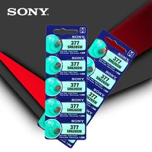 10pcs NEW SONY 100% Original 377 SR626SW 626 SR626 V377 AG4 Watch Battery Button Coin Cell MADE IN JAPAN
