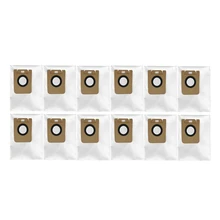12 Pcs Dust Bags Replacement Accessories Dust Bags Replace For Dreame Bot L10plus/Z10pro Vacuum Cleaner