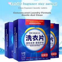 120/40pcs Efficient Laundry Soap New Formula Laundry Detergent Sheet Nano Concentrated Wash Powder For Washing Machine Cleaning