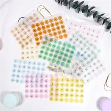 12sheets Calendar Stickers Planner Number Date Label Sticker Year Planner 365 Daily Days Stickers Stationery Journal Accessories