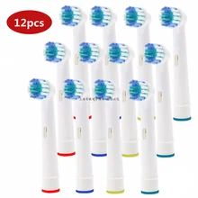 12xReplacement Brush Heads For Ora Electric Toothbrush Fit Advance Power Pro Health Triumph 3D Excel Vitality Precision Clean