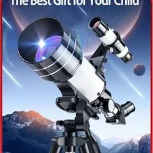 150 Time Professional Astronomical Telescope for Space Monocular 70MM Eyepiece Powerful Binoculars Night Vision for Star Camping