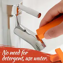 1PC Easy Limescale Eraser Bathroom Glass Rust Remover Rubber Household Kitchen Cleaning Tools Dropshipping