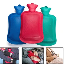 1PC Thick Hot Water Bottles Portable Rubber Winter Warm Hot Water Bag Hand Warmer Girls Pocket Hand Feet Warm Water Bottle
