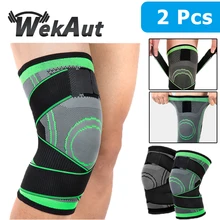 1Pair Men Women Sports Knee Support Compression Sleeves Joint Pain Arthritis Relief Running Fitness Elastic Wrap Brace Knee Pads