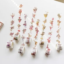 1pcs/1lot Decorative Adhesive tapes Elf Ball masking tapes Junk Journal Scrapbooking stikcers DIY Paper Japanese 5m