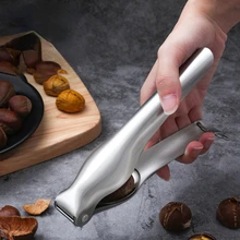 2 In 1 Stainless Chestnut Machine Kitchen Accessories Chestnut Sheath Chestnut Cutter Chestnut Opener Chestnut Nut for Nuts