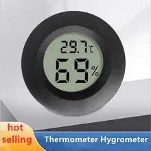 2 In1 Thermometer Hygrometer Mini LCD Digital Temperature Humidity Meter Detector Thermograph Indoor Room Instrument