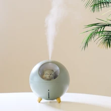 200ml planet cat humidifier with LED Night Light USB Colorful Cool Mini Humidifiers Mist Humidifiers for Car Office Room Bedroom
