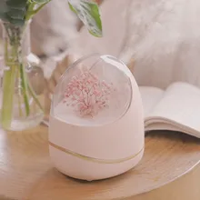 2022 Eternal Flower Aroma Diffuser Ultrasonic Aromatherapy Air Humidifier LED Lamp for Home Fragrance Essential Oil Diffuser