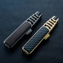 2022 Jobon Kitchen Outdoor BBQ Metal Windproof Cigar Big Jet Flames lighter Turbo Torch Fire Gas Lighters Men's Gift