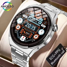 2022 Men Business Smart Bluetooth Calling Watch 390*390 HD Screen NFC SportsGPSTracking WatchCustom Dial HeartRate Smart Watch