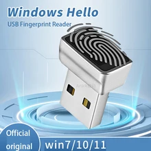 2022 NEW USB Fingerprint Reader Module for Windows 7銆�銆�0 銆�1 Hello Biometric Scanner padlock for Laptops & PC