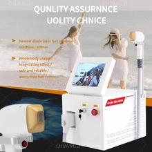 2022 Portable 755 808 1064nm Triple Wavelengths Diode Removal Machine Strong Power For Permanent Hair Removal