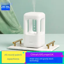 2022 new creative anti-gravity water droplet humidifier home desktop spray instrument water backflow