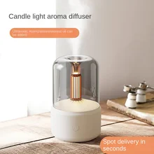 2022 new creative candlelight aromatherapy machine usb desktop ambient candlelight home air humidifier