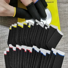 20Pcs New Finger Cover Game Controller For PUBG Sweat Proof Non-Scratch Sensitive Touch Screen Gaming Finger Thumb Sleeve Gloves