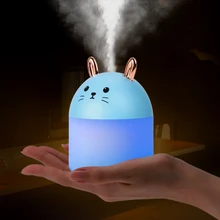 250ml Kawaii Air Humidifier With Night Light Cute Humidifier Diffuser Air Purifier Fragrance Diffuser Air Humidifiers For Home
