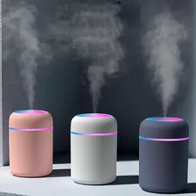 300ml Mini Humidifier USB Personal Desktop Humidifier for Car Office Room Bedroom etc. Auto Shut-Off 2 Mist Modes Super Quiet