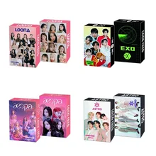 30PCS/Set Kpop Stray Kids EXO Seventeen ASTRO Twice Characters Small LOMO Card Photo Card For Fans Collection Photocards