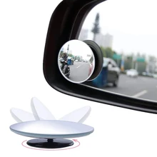360 Degree Adjustable Car Rearview Convex Mirror for Car Reverse Wide Angle Vehicle Parking Rimless Mirrors HD Blind Spot Mirror