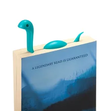 3D Water Monster Shape Bookmark Kids Funny Reading Book Folder Page Cute Animals Book Mark Novelty Stationery Gift for Boy Girls