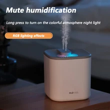 3L Air Humidifier Aroma Diffuser Double Nozzle With RGB Light Replaceable atomizer Humidifiers Home Aromatherapy Diffuser