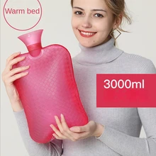 3L Large-capacity Hot Water Bottle Injection Water Heating Foot Bed Warm Quilt Pvc Warm Kettle Warm Bed hot water bag 3000ML