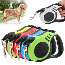 3m/5m Durable Dog Leash Automatic Retractable Nylon Cat Lead Extension Puppy Walking Running Lead Roulette For Dogs Pet Products