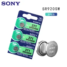 3pcs Sony Original 371 SR920SW 920 LR920 AG6 LR920 LR69 171 1.55V Silver Oxide Watch Battery Watch Battery MADE IN JAPAN
