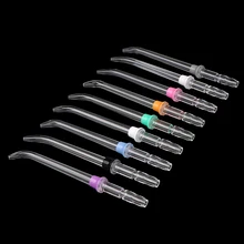 3pcs Tooth Irrigator Nozzle Irrigator Toothbrush Accessories Orthodontic Water Floss Clean Standard Nozzle