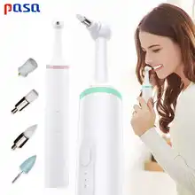 4 In 1 Strong Motor Electric Tooth Polisher Multifunction Stain Plaque Remover Teeth Whitening Cleaning Odontologia Tool