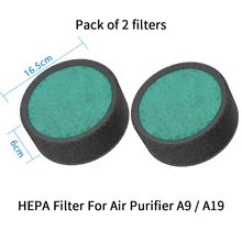 4 In One HEPA Filter For Air Purifier A9 / A19