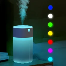 400ML Air Humidifier USB Charged Aroma Diffuser Colorful Light Ultrasonic Cool Mist Maker Fogger Essential Oil Diffuser For Home