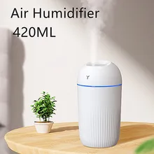 420ml Air Aromatherapy Humidifiers Diffusers Essenti Oil Ultrasonic Humificador Mist Maker Home Car Freshener Office Desk Cool