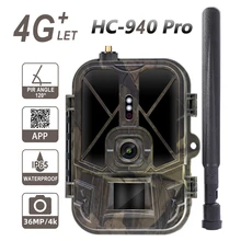 4G LIVE Video10000mah lithium battery Cellular Trail Camera 36MP4K Wireless Game APP Cloud Service Waterproof IP66 Wildlife Cam