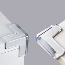 4Pcs Baby Safety Silicone Protector Table Corner Edge Protection Cover Children Anticollision Edge Child Furniture Corner Guards