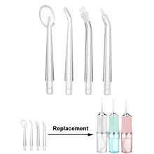 4Pcs/Set Replaceable Oral Dental Nozzles Irrigator Nozzles for Dental Water Jet Water Pick Mouthwasher Flosser Replacements