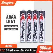 4pcs/lot Energizer AAAA 1.5V Alkaline Batteries E96 LR61 For Laser Pen Stylus Bluetooth Earphone Touch Pen LR8D425 MN2500 MX2500