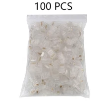 50/100 Pieces 8P8C RJ45 Modular Plug for Network CAT5 LAN Professional and High Quality