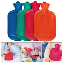 500/1000ml Water Injection Rubber Hot Water Bottle Thick Hot Water Bottle Winter Warm Water Bag Hand Feet Warmer Water Bottle