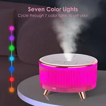 500ml Ultrasonic Air Humidifier Aromatherapy Diffusers Electric Essential Oil Aroma Diffuser Mist Sprayer with LED Night Lamp