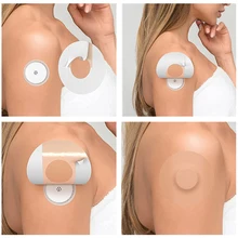 5PC Waterproof Adhesive Patches CGM Sensor Covers Patch Clear Overpatch-Tape For Dexcom G6/Freestyle Libre PreCut Back Paper
