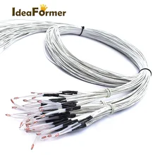 5pcs 3D Pringter 100K ohm NTC 3950 Thermistors Sensors with Cable 3D Printers Parts For Reprap Mend Part Temperature Accessories