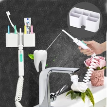 6 Nozzles Faucet Oral Irrigator Water Flosser Dental Water Jet Toothpick Prevent Calculus Teeth Cleaner with Spray Toothbrush